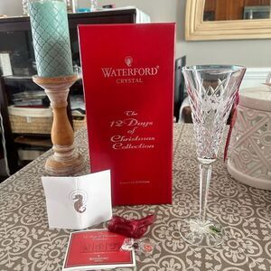 WATERFORD 2nd Ed 12 Days of Christmas Flute‎ Two Turtledoves Alana Pattern New